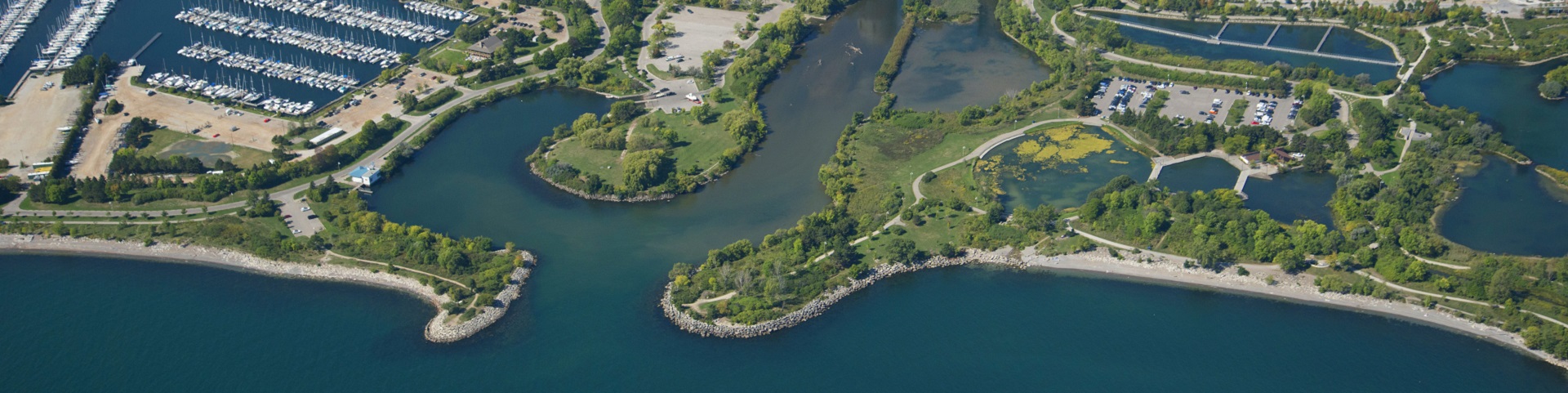 mouth of Mimico Creek