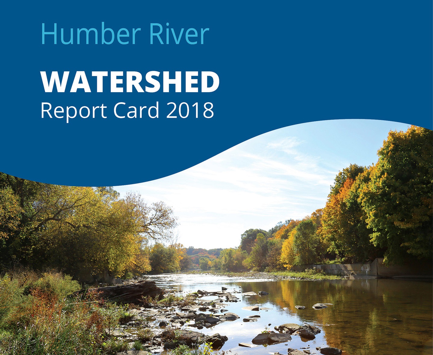 front panel of 2018 Humber River watershed report card